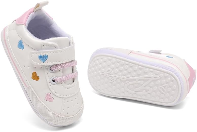 Clowora Baby Boys Girls Shoes Non-Slip Rubber Sole Sneakers Infant First - Image 2