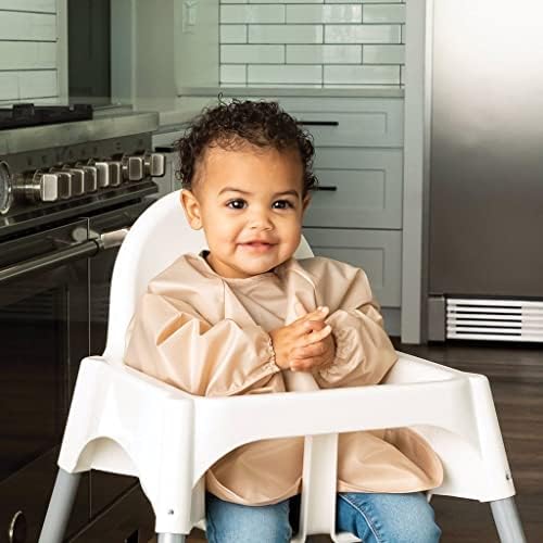 Tiny Twinkle Long Sleeve Bib for Babies & Toddlers – 2 Pack Waterproof Smock - Image 5
