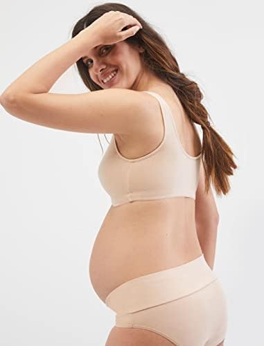 Motherhood Maternity Womens Soft Cotton Spandex Wrap Front Maternity & Nursing - Image 3