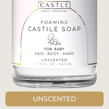 Foaming Baby Castile Soap | 3-In-1 Uses: Hair, Hand | Nourishing Coconut Oil - Image 5