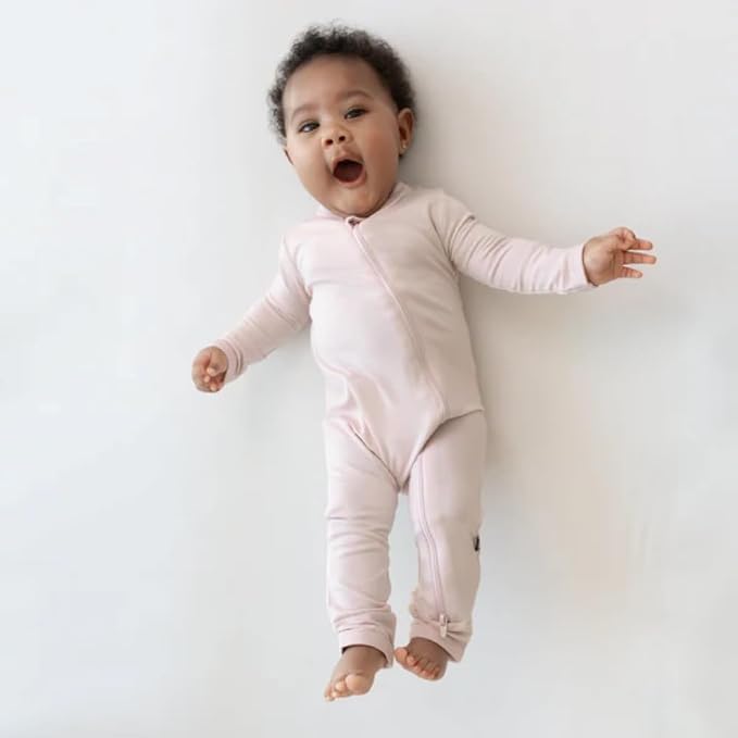 KYTE BABY Unisex Rayon Made From Bamboo Zippered Rompers 0-24 Months - Image 2