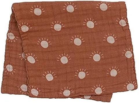 Mebie Baby Burp Cloths, Neutral Print 3-Pack, Muslin Burp Cloth Set - Image 7