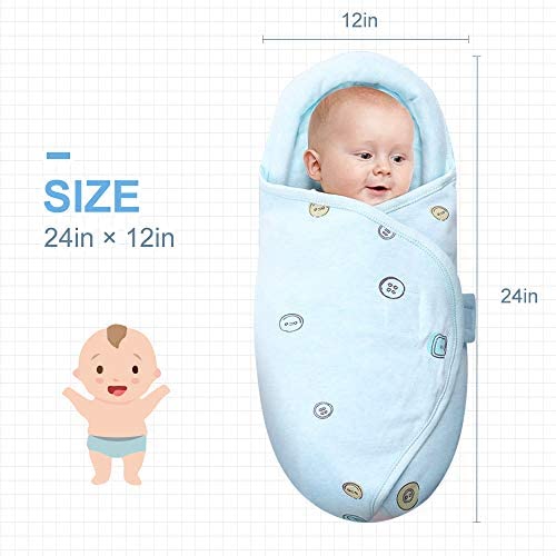 Premium Soft Cotton Baby Swaddle Blankets, Unisex Baby Blanket Wrap - Image 3