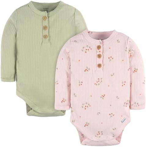 Gerber unisex-baby Baby Boys' and Baby Girls' 2-pack Bodysuits - Image 7