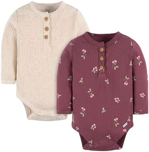 Gerber unisex-baby Baby Boys' and Baby Girls' 2-pack Bodysuits - Image 7