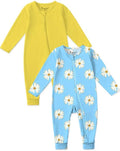 Jimonda Baby Sleeper Rompers, Unisex Boys Girls Zip-Front Pajamas One-Piece by JimondaBaby