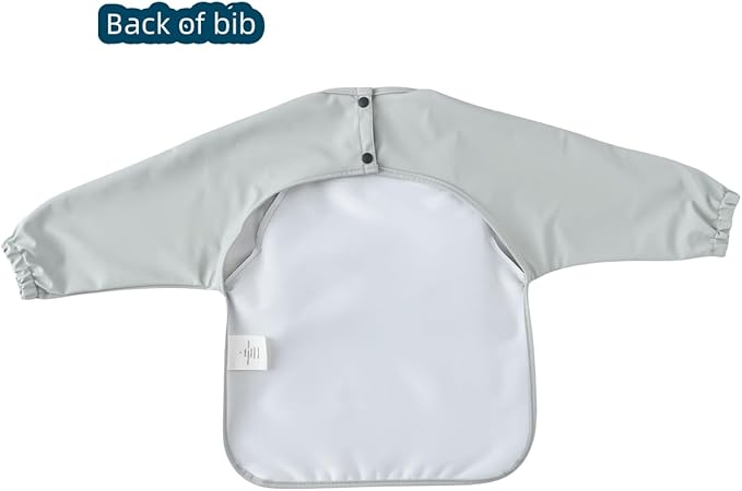 GZMM Waterproof Baby Bibs, Infant Toddler Long Sleeve Feeding Bib - Image 6
