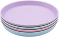 WeeSprout Bamboo Plates, Kid-Sized Dinnerware, Dishwasher Safe Melamine Dishware by WeeSprout
