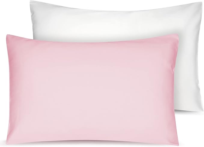 Soft Organic Cotton Toddler Pillowcases 14 X 20 Inches, Fit 13 X 18, 14 X 19 by LULUSILK
