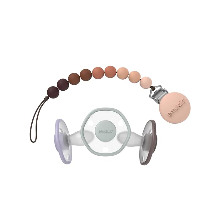 Emulait Baby Pacifier Set 6+ Month – 3-Pack Infant Pacifiers - Image 2