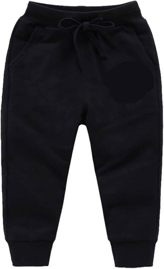 CuteOn Unisex Toddler Jogger Pants Kids Cotton Elastic Waist Winter Baby by CuteOn