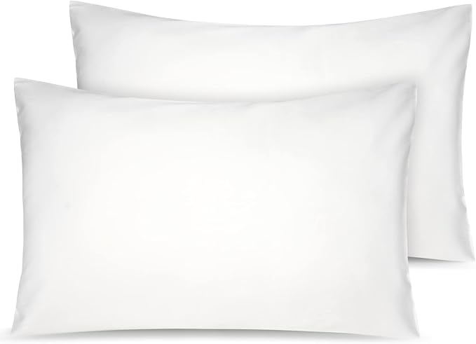 Organic Cotton Toddler Pillowcase 2 Pack, 14 x 20 Travel Pillow Case Cover by LULUSILK