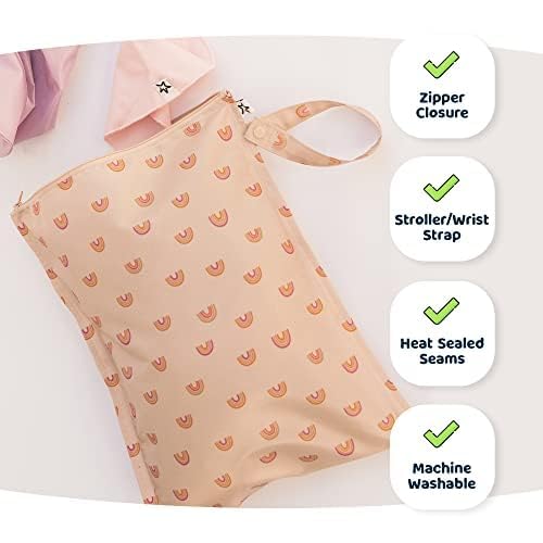 Tiny Twinkle Wet Dry Bag – 2 Pack Reusable Waterproof & Mess Proof Wet Bags - Image 6