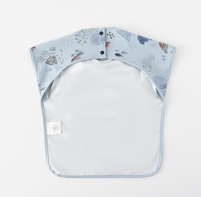GZMM Waterproof Baby Bibs, Infant Toddler Extra Cover Feeding Bib - Image 3
