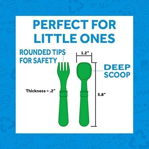 Re-Play Toddler Forks and Spoons Set - Image 5
