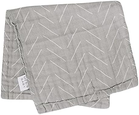 Mebie Baby Burp Cloths, Neutral Print 3-Pack, Muslin Burp Cloth Set - Image 6