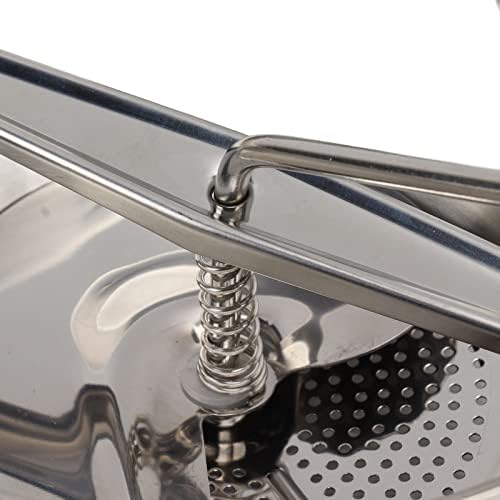 Manual Food Mill, Ergonomic Food Mill Stainless Steel Milling Handle Stainless - Image 9