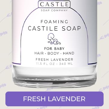 Foaming Baby Castile Soap | 3-In-1 Uses: Hair, Hand | Nourishing Coconut Oil - Image 6
