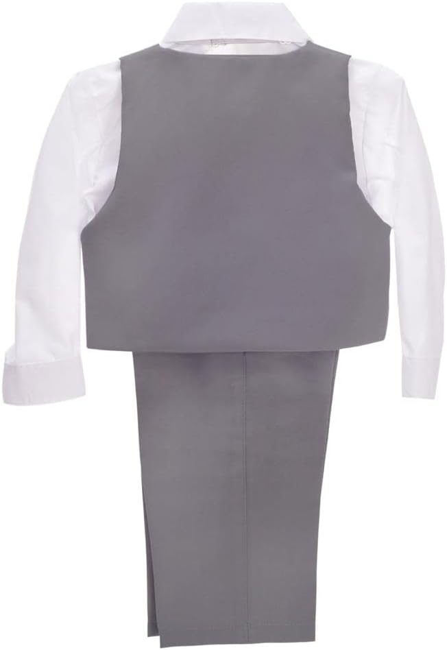 Dressy Daisy Baby Toddler Boy 5 Pcs Set Formal Tuxedo Suits No Tail Wedding - Image 4