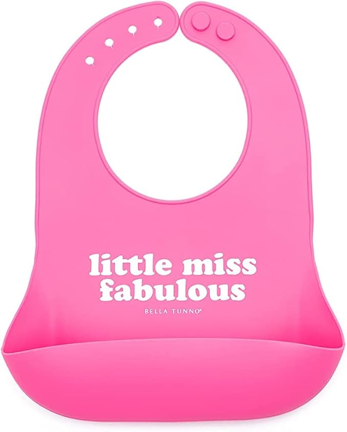 Baby Bib for Eating by Bella Tunno, Waterproof Silicone Bib by BellaTunno