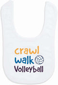 ChalkTalkSPORTS Volleyball Baby & Infant Bibs | Soft Microfiber Volleyball Baby by ChalkTalkSPORTS