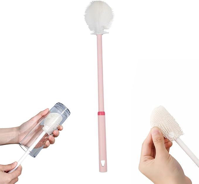 360° Flexible Silicone Bottle Brush by MintimlforHomeandKitchen