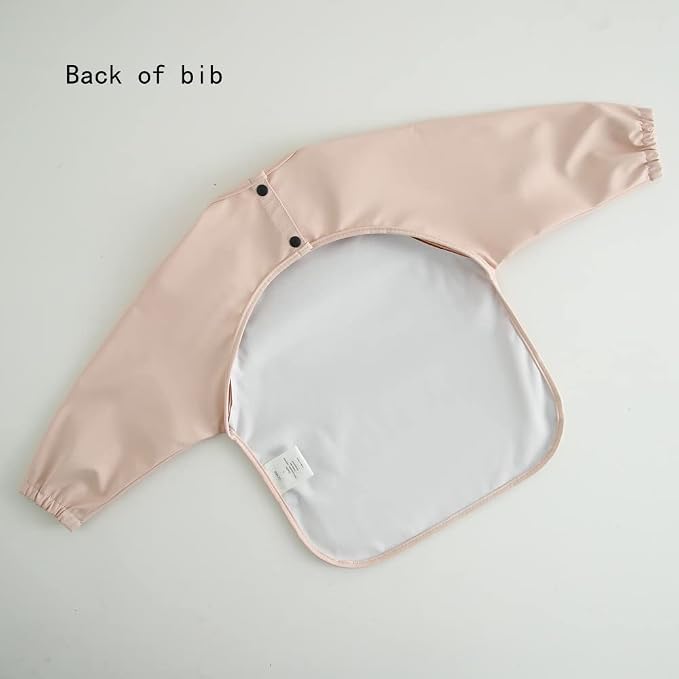 GZMM Waterproof Baby Bibs, Infant Toddler Long Sleeve Feeding Bib - Image 6