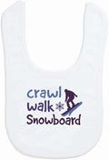 ChalkTalkSPORTS Skiing & Snowboarding Baby & Infant Bibs | Soft Microfiber Ski by ChalkTalkSPORTS
