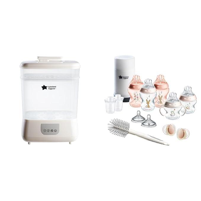 Tommee Tippee Electric Steam Sterilizer and Dryer & Natural Start 14 Piece Baby by TommeeTippee