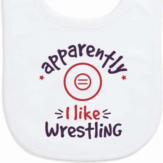 ChalkTalkSPORTS Wrestling Baby & Infant Bibs | Soft Microfiber Wrestle Baby Bibs - Image 3