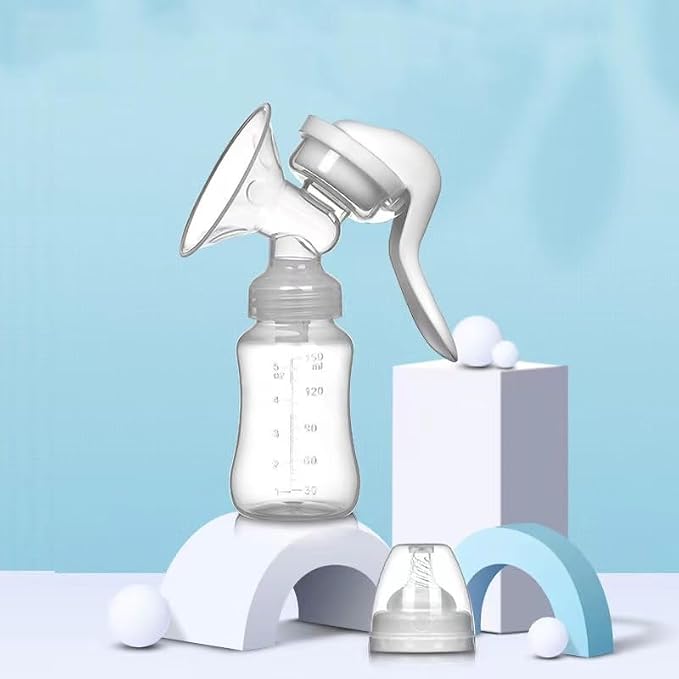 Manual Breast Pump for Breastfeeding, Small Portable Manual Breast Milk Catcher - Image 9
