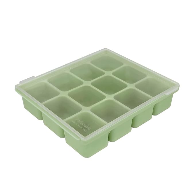 Silicone Freezer Tray, Baby Food Storage Cubes by Petinube