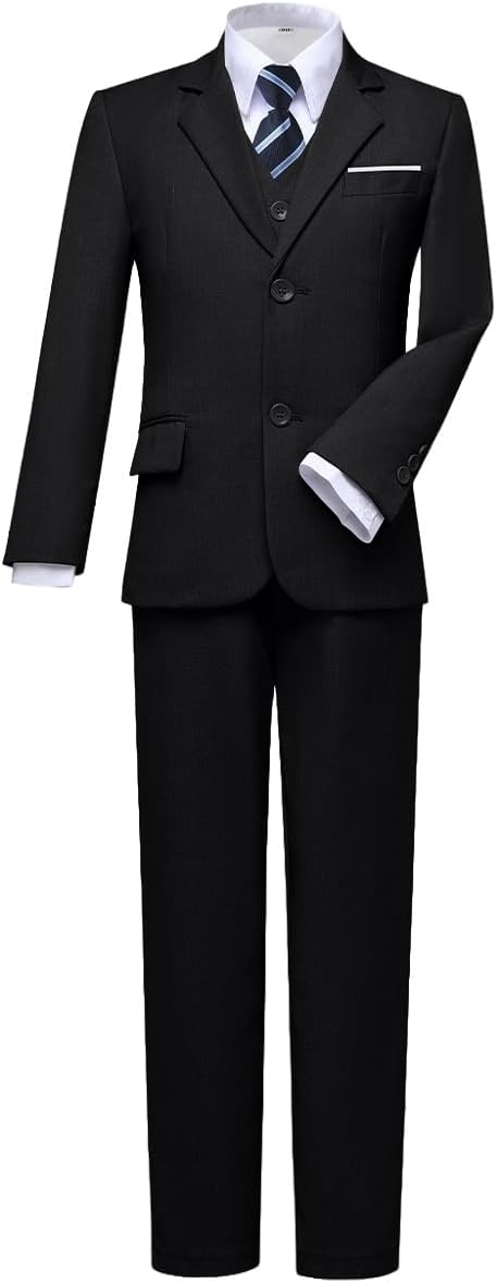 Visaccy Boys Suits Slim Fit Dress Clothes Ring Bearer Outfit by Visaccy