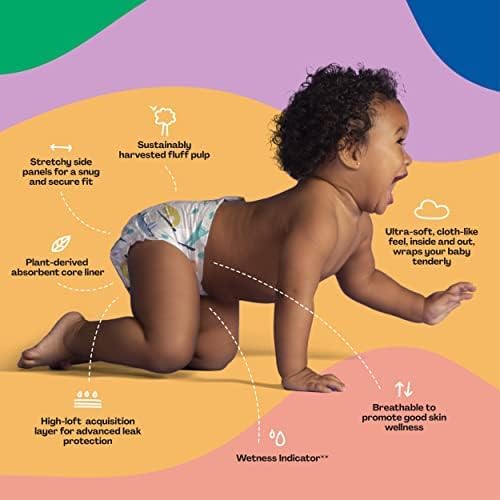 Hello Bello Premium Baby Diapers Size 2, Extra-Absorbent, Hypoallergenic Diapers - Image 2