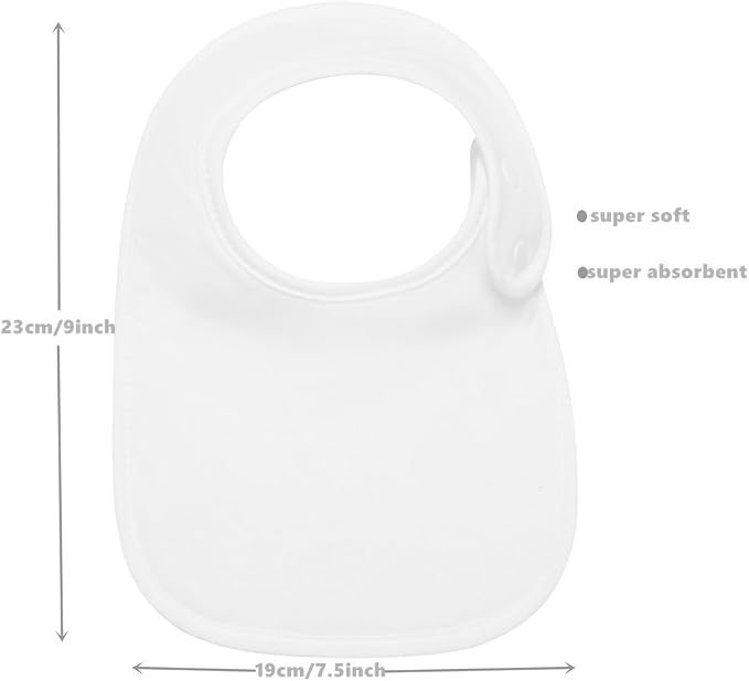 8 Pack Baby Bibs Unisex Adjustable - Image 2