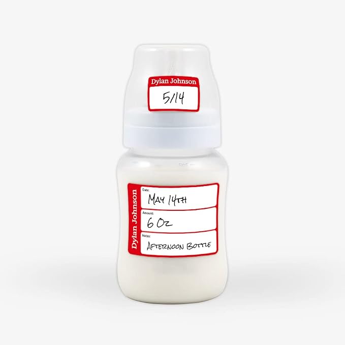Name Bubbles - Reusable Baby Bottle Labels - Image 2