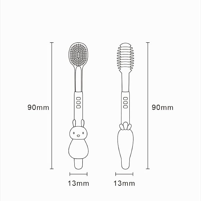 Baby Tooth Brush, Infant Toothbrush 6 to 12 Months, Silicone Toothbrush - Image 6