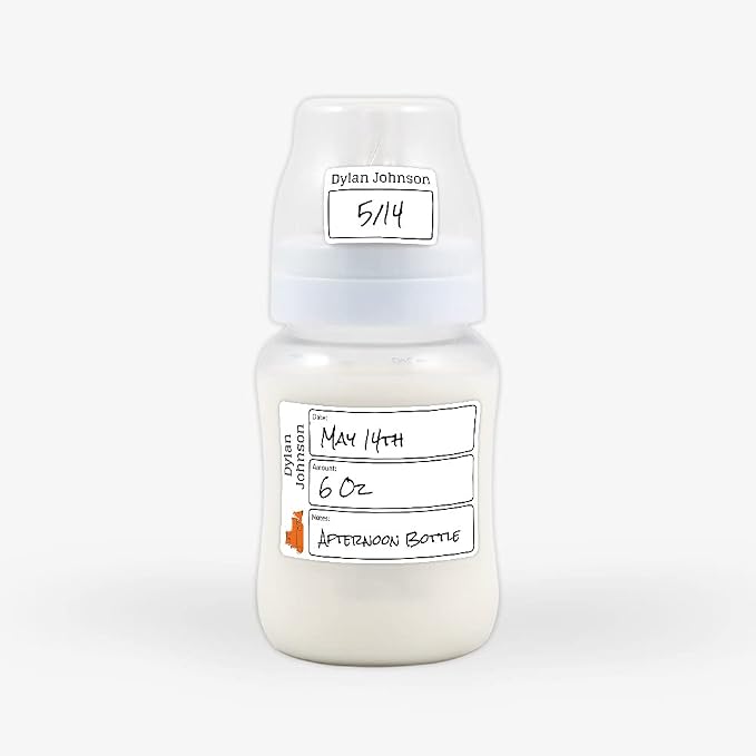 Name Bubbles - Reusable Baby Bottle Labels - Image 2