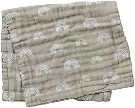 Mebie Baby Burp Cloths, Neutral Print 3-Pack, Muslin Burp Cloth Set - Image 8