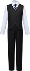 Visaccy Boys Suits Slim Fit Dress Clothes Ring Bearer Outfit by Visaccy