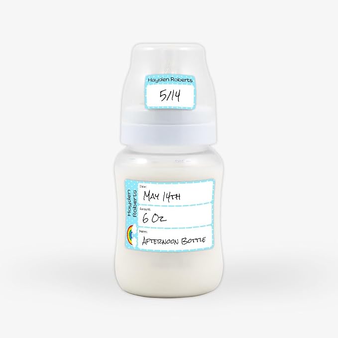 Name Bubbles - Reusable Baby Bottle Labels - Image 2