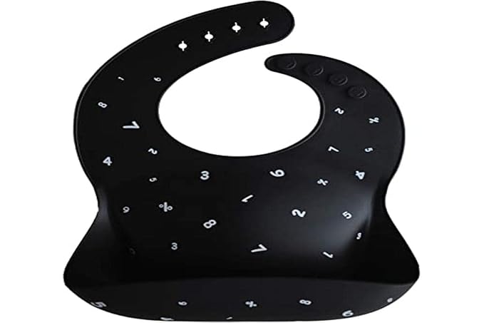 mushie Silicone Baby Bib | Adjustable Fit Waterproof Bibs - Image 4