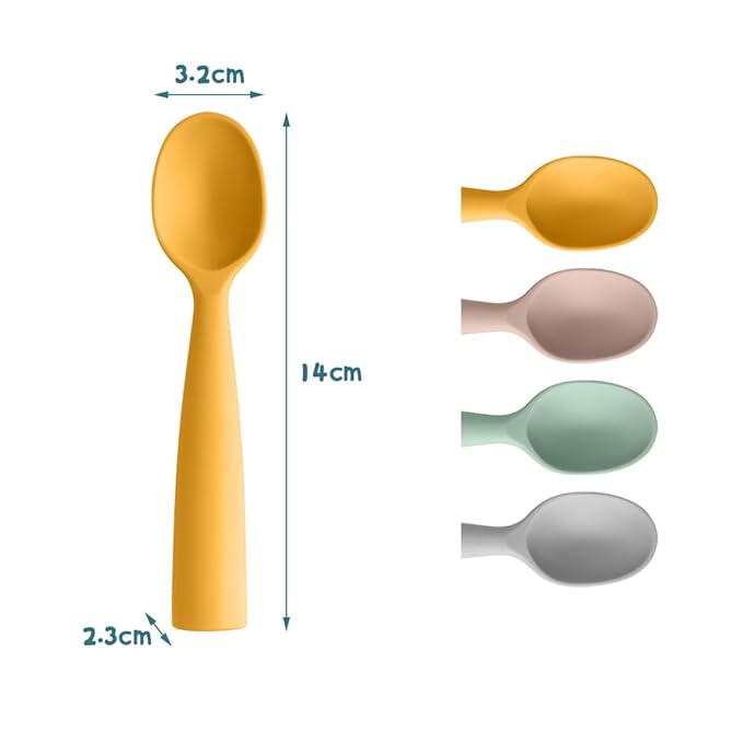 Vicloon Silicone Baby Feeding Spoons - Image 2