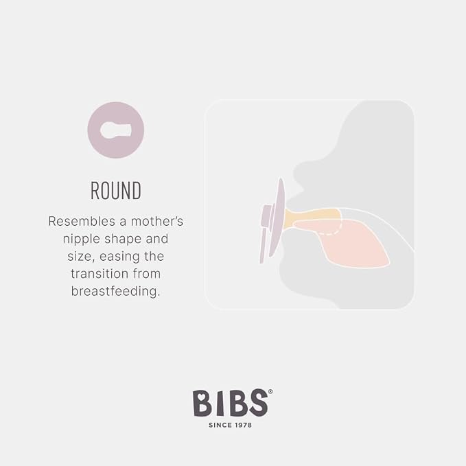 BIBS Pacifiers Colour Collection | Natural Rubber Baby Pacifier | Set of 2 - Image 5