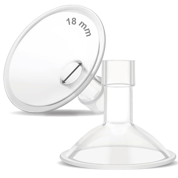 Maymom MyFit Crater Series 18 mm Two-Piece Design Small Breastshield Compatible by Maymom