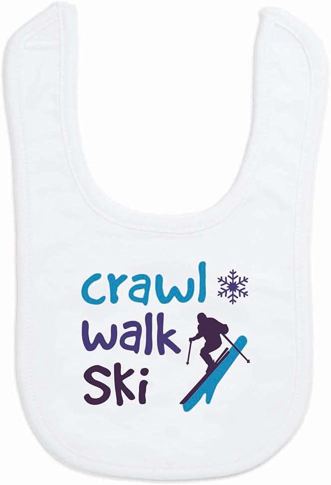 ChalkTalkSPORTS Skiing & Snowboarding Baby & Infant Bibs | Soft Microfiber Ski by ChalkTalkSPORTS