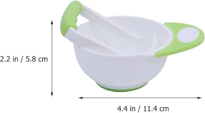 Mash and Serve Bowl, 2 Sets Food Masher Bowl Food Mill Portable Masher Maker - Image 4
