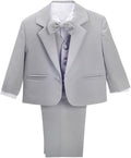 Dressy Daisy Baby Toddler Boy 5 Pcs Set Formal Tuxedo Suits No Tail Wedding by DressyDaisy