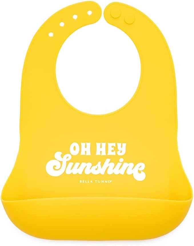 Baby Bib for Eating by Bella Tunno, Waterproof Silicone Bib by BellaTunno