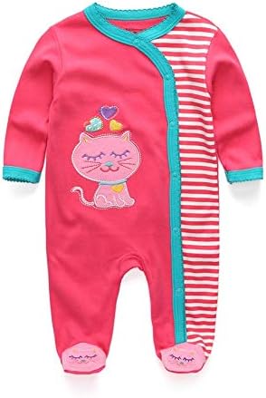 Kiddiezoom Baby and Toddler Boys'Snug Fit Footed One-Piece Romper Jumpsuit - Image 3